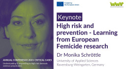 Image of Monika Schröttle and details on her keynote