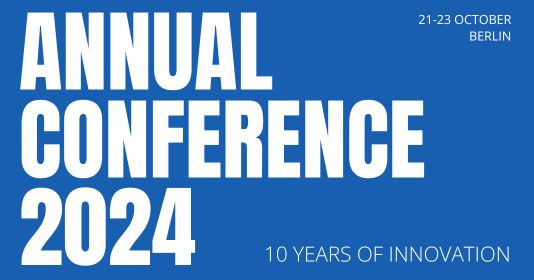Save the date announcement for the annual conference on 21-23 October in Berlin