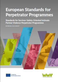 Cover of the European Standards for Perpetrator Programmes