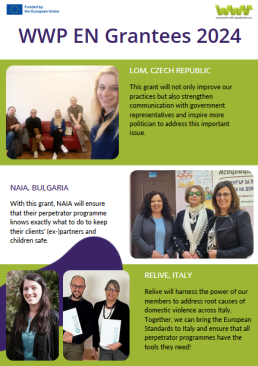 Picture of the grantees factsheet